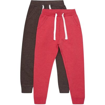 Minymo Basic 37 -Sweat Pant (2-Pack) 86 Red 86 Minymo Basic 37 -Sweat Pant (2-Pack) 86 Red 86