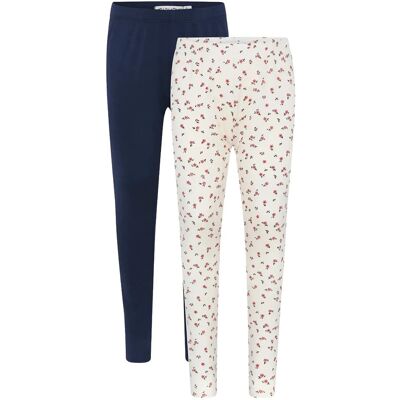 Minymo Basic Leggings (2-Pack) 122 Navy 122 Minymo Basic Leggings (2-Pack) 122 Navy 122