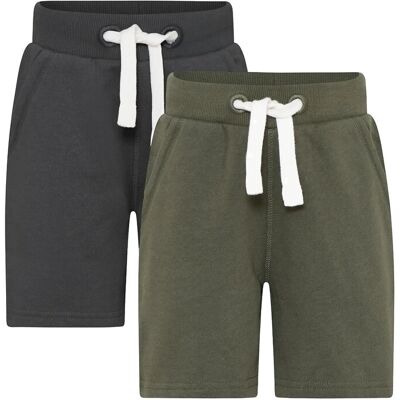 Minymo Basic 53 -Sweat Short (2-Pack) 86 White 86 Minymo Basic 53 -Sweat Short (2-Pack) 86 White 86