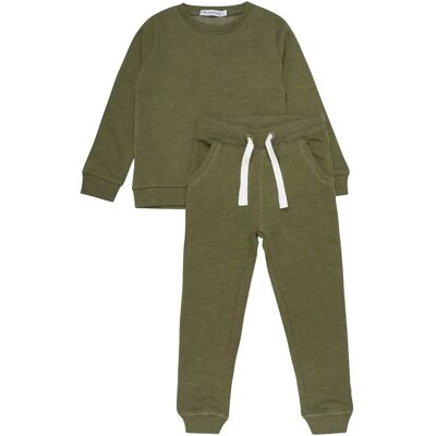 Minymo Sweat Set (2-Pcs) 140 Khaki 140 Minymo Sweat Set (2-Pcs) 140 Khaki 140
