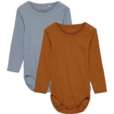 Minymo Body Ls (2-Pack) 50 Brown 50 Minymo Body Ls (2-Pack) 50 Brown 50