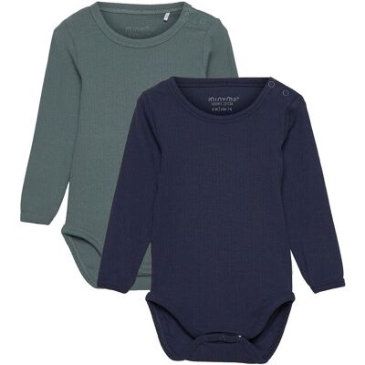 Minymo Body Ls (2-Pack) 50 Blue 50 Minymo Body Ls (2-Pack) 50 Blue 50