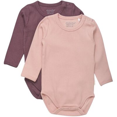 Minymo Body Ls (2-Pack) 50 Pink 50 Minymo Body Ls (2-Pack) 50 Pink 50