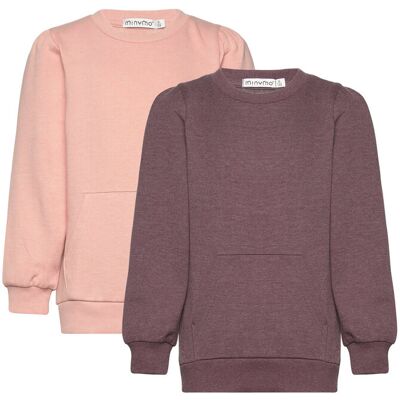 Minymo Sweat Shirt (2-Pack) 116 Patterned 116 Minymo Sweat Shirt (2-Pack) 116 Patterned 116