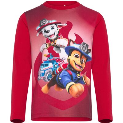 Minymo T-Shirt Ls 122 Red 122 Minymo T-Shirt Ls 122 Red 122