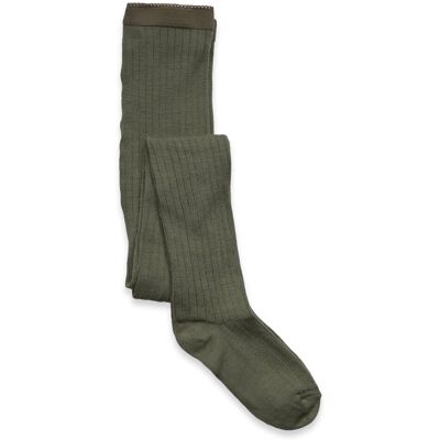 mp Denmark Wool Rib Tights 68/74 Khaki 68/74 mp Denmark Wool Rib Tights 68/74 Khaki 68/74