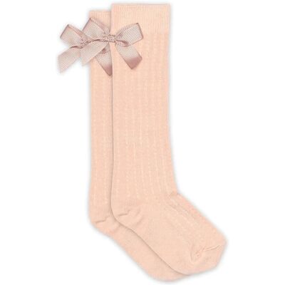 mp Denmark Liva Knee Socks - Bow 37/39 Pink 37/39 mp Denmark Liva Knee Socks - Bow 37/39 Pink 37/39