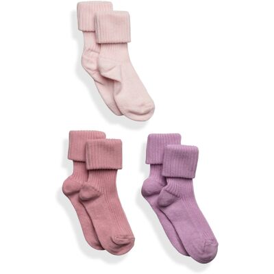 mp Denmark Cotton Rib Baby Socks - 3-Pack 15/16 Pink 15/16 mp Denmark Cotton Rib Baby Socks - 3-Pack 15/16 Pink 15/16