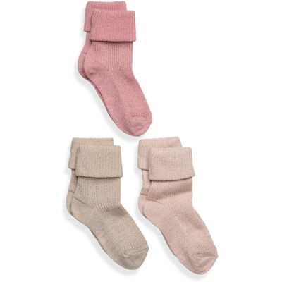 mp Denmark Ida Glitter Socks - 3-Pack 15/16 Pink 15/16 mp Denmark Ida Glitter Socks - 3-Pack 15/16 Pink 15/16