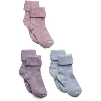 mp Denmark Ida Glitter Socks - 3-Pack 19/21 Purple 19/21 mp Denmark Ida Glitter Socks - 3-Pack 19/21 Purple 19/21
