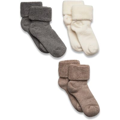 mp Denmark Cotton Baby Socks - 3-Pack 22/24 Beige 22/24 mp Denmark Cotton Baby Socks - 3-Pack 22/24 Beige 22/24