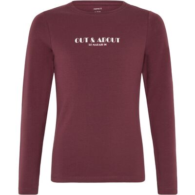 name it Nkfvix Ls Top 134-140 Burgundy 134-140 name it Nkfvix Ls Top 134-140 Burgundy 134-140
