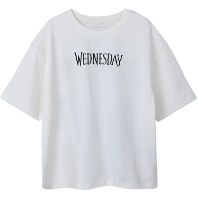 name it Nkfdyp Wednesday Ss Rlx Top Box Noos Sky 122-128 White 122-128 name it Nkfdyp Wednesday Ss Rlx Top Box Noos Sky 122-128 White 122-128