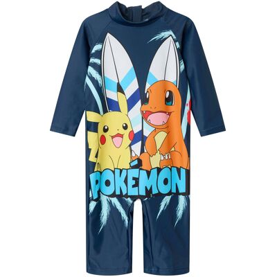 name it Nmmmagic Pokemon Uv 3/4 Suit Sky 80 Navy 80 name it Nmmmagic Pokemon Uv 3/4 Suit Sky 80 Navy 80