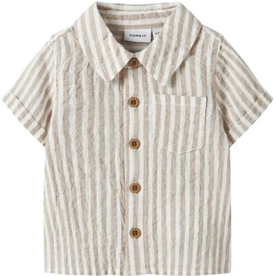 name it Nbmfedenis Ss Shirt 68 Beige 68 name it Nbmfedenis Ss Shirt 68 Beige 68