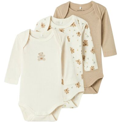 name it Nbnbody 3P Ls Jet Stream Bear Noos 74 Beige 74 name it Nbnbody 3P Ls Jet Stream Bear Noos 74 Beige 74