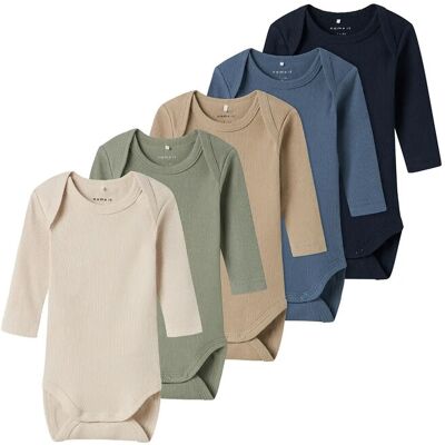 name it Nbnbody 5P Ls Solid Rib Noos 62 Blue 62 name it Nbnbody 5P Ls Solid Rib Noos 62 Blue 62