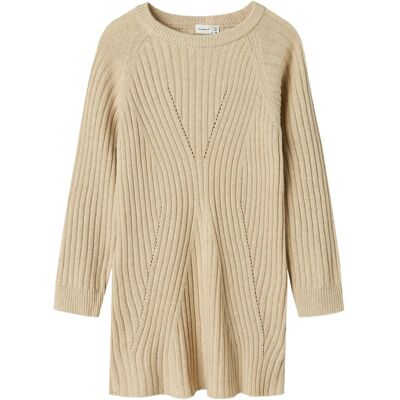 name it Nkfrikine Ls Knit Dress Pb 116 Beige 116 name it Nkfrikine Ls Knit Dress Pb 116 Beige 116