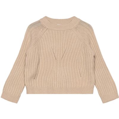 name it Nmfrikine Ls Short Knit Pullover Pb 98 Beige 98 name it Nmfrikine Ls Short Knit Pullover Pb 98 Beige 98