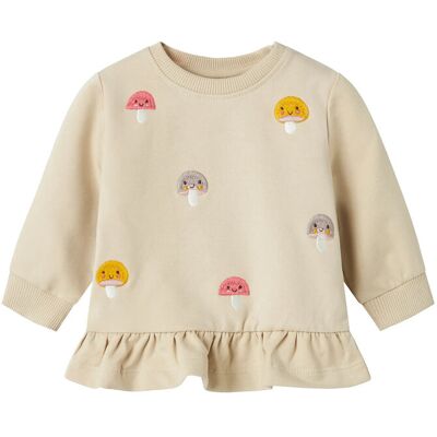 name it Nbflamella Ls Sweat Unb 50 Beige 50 name it Nbflamella Ls Sweat Unb 50 Beige 50