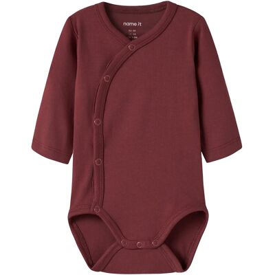 name it Nbfvulla Ls Wrap Body 50 Burgundy 50 name it Nbfvulla Ls Wrap Body 50 Burgundy 50