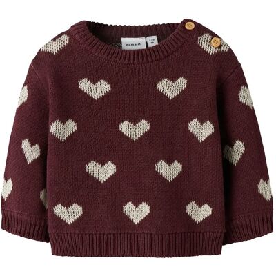 name it Nbfoana Ls Knit Box 50 Burgundy 50 name it Nbfoana Ls Knit Box 50 Burgundy 50