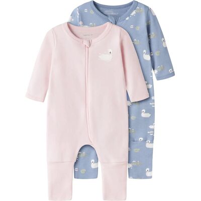 name it Nbfnightsuit 2P Zip Ff Swan Noos 62 Pink 62 name it Nbfnightsuit 2P Zip Ff Swan Noos 62 Pink 62