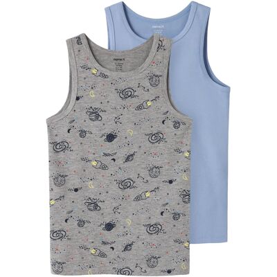 name it Nkmtank Top 2P Grey Space Noos 134-140 Grey 134-140 name it Nkmtank Top 2P Grey Space Noos 134-140 Grey 134-140