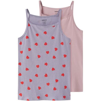 name it Nkfstrap Top 2P Lavender Hearts Noos 134-140 Red 134-140 name it Nkfstrap Top 2P Lavender Hearts Noos 134-140 Red 134-140