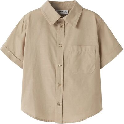 name it Nmmfilip Ss Nreg Shirt Pb 98 Beige 98 name it Nmmfilip Ss Nreg Shirt Pb 98 Beige 98