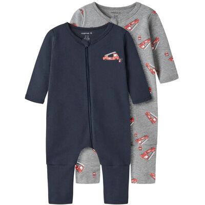 name it Nbmnightsuit 2P Zip Ff Firetruck Noos 50 Navy 50 name it Nbmnightsuit 2P Zip Ff Firetruck Noos 50 Navy 50