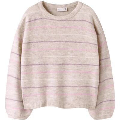 name it Nkfdotto Ls Loose Knit 134-140 Beige 134-140 name it Nkfdotto Ls Loose Knit 134-140 Beige 134-140