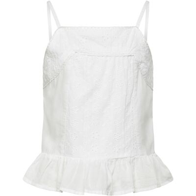 name it Nkfhermala Strap Top 122-128 White 122-128 name it Nkfhermala Strap Top 122-128 White 122-128