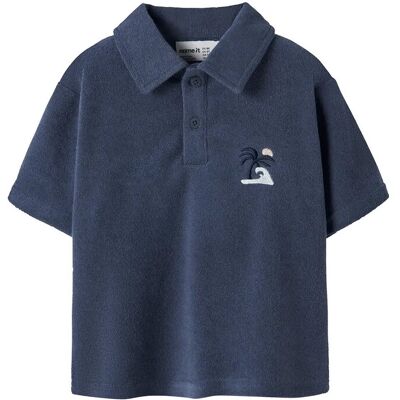 name it Nmmjared Ss Nreg Terry Polo 98 Navy 98 name it Nmmjared Ss Nreg Terry Polo 98 Navy 98