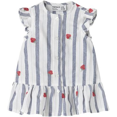 name it Nbfjelena Ss Dress 50 White 50 name it Nbfjelena Ss Dress 50 White 50