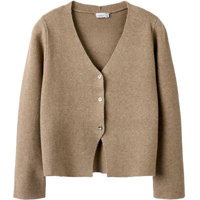name it Nkfberta Ls Cardigan Knit 134-140 Brown 134-140 name it Nkfberta Ls Cardigan Knit 134-140 Brown 134-140