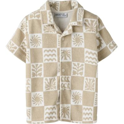 name it Nmmherwin Ss Terry Shirt 98 Beige 98 name it Nmmherwin Ss Terry Shirt 98 Beige 98