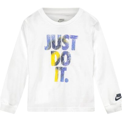 Nike Long-Sleeved Tee 110/116 White 110/116 Nike Long-Sleeved Tee 110/116 White 110/116
