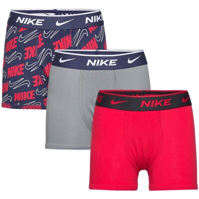 Nike Printed Everyday Stretch 3Pack 132/147CM Red 132/147CM Nike Printed Everyday Stretch 3Pack 132/147CM Red 132/147CM