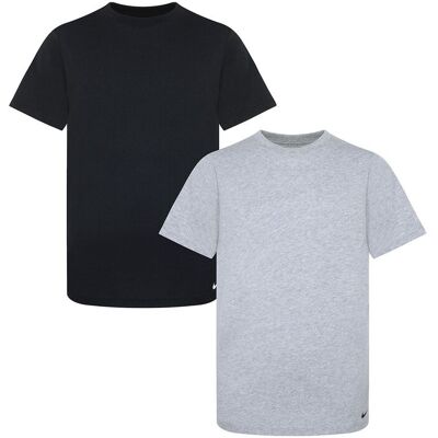 Nike Boys 2Pk Crew Undershirt 104-116CM Black 104-116CM Nike Boys 2Pk Crew Undershirt 104-116CM Black 104-116CM