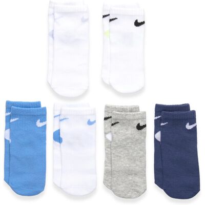 Nike 6Pk Quarter Sock 6-12M Patterned 6-12M Nike 6Pk Quarter Sock 6-12M Patterned 6-12M