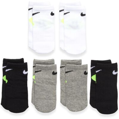 Nike 6Pk Quarter Sock 6-12M White 6-12M Nike 6Pk Quarter Sock 6-12M White 6-12M