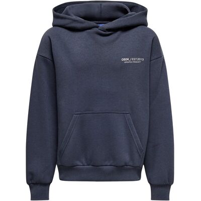 ONLY & SONS Osjrikado Ls Rlx Hoodie Swt 158-164 Navy 158-164 ONLY & SONS Osjrikado Ls Rlx Hoodie Swt 158-164 Navy 158-164