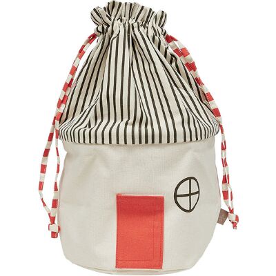 OYOY MINI Koya Storage Basket - Small 26X40CM Cream 26X40CM OYOY MINI Koya Storage Basket - Small 26X40CM Cream 26X40CM