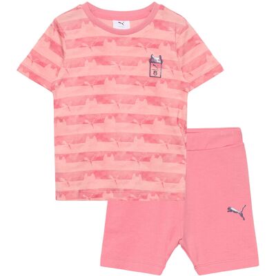 Puma X Gabby S Dollhouse Minicats Tee And Shorts Set Inf 86 Coral 86 Puma X Gabby S Dollhouse Minicats Tee And Shorts Set Inf 86 Coral 86