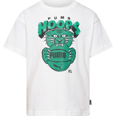 PUMA Basketball Flagrant Foul Relaxed Ball Tee B 164 White 164 PUMA Basketball Flagrant Foul Relaxed Ball Tee B 164 White 164