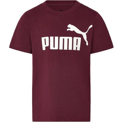 PUMA Ess No. 1 Logo Tee B 176 Burgundy 176 PUMA Ess No. 1 Logo Tee B 176 Burgundy 176