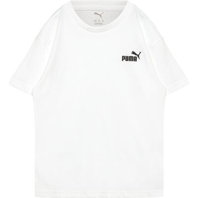 PUMA Ess Small No. 1 Logo Relaxed Tee B 164 White 164 PUMA Ess Small No. 1 Logo Relaxed Tee B 164 White 164
