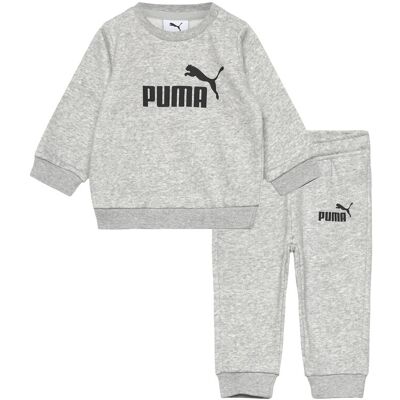 PUMA Minicats Ess Crew Set Fl Inf 80 Grey 80 PUMA Minicats Ess Crew Set Fl Inf 80 Grey 80