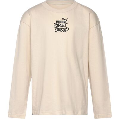 PUMA Mid90S Sp Relaxed Longsleeve Tee B 176 Cream 176 PUMA Mid90S Sp Relaxed Longsleeve Tee B 176 Cream 176